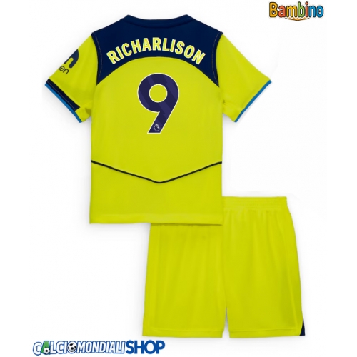 Maglie da calcio Tottenham Hotspur Richarlison #9 Terza Maglia Bambino 2025-26 Manica Corta + Pantaloni corti)